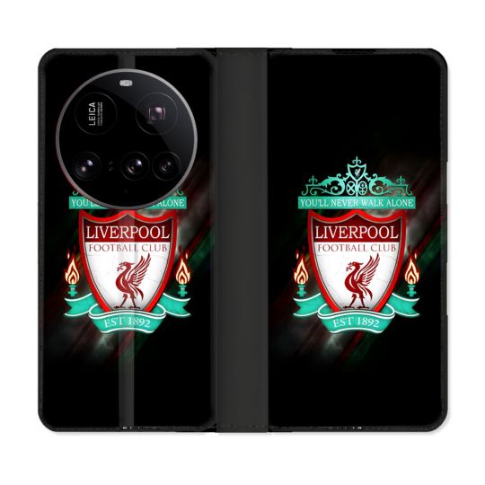 Housse cuir portefeuille Pour Xiaomi 15 Ultra Foot Liverpool