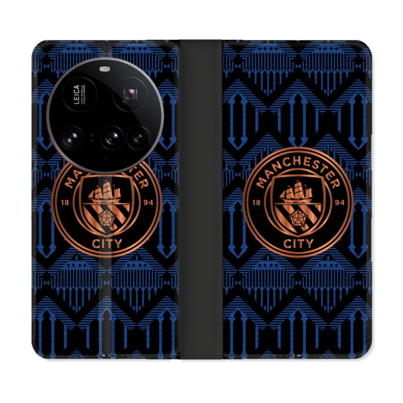 Housse cuir portefeuille Pour Xiaomi 15 Ultra Foot Manchester City
