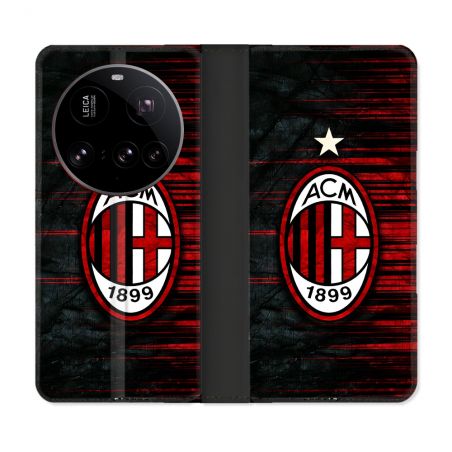 Housse cuir portefeuille Pour Xiaomi 15 Ultra Foot Milan AC