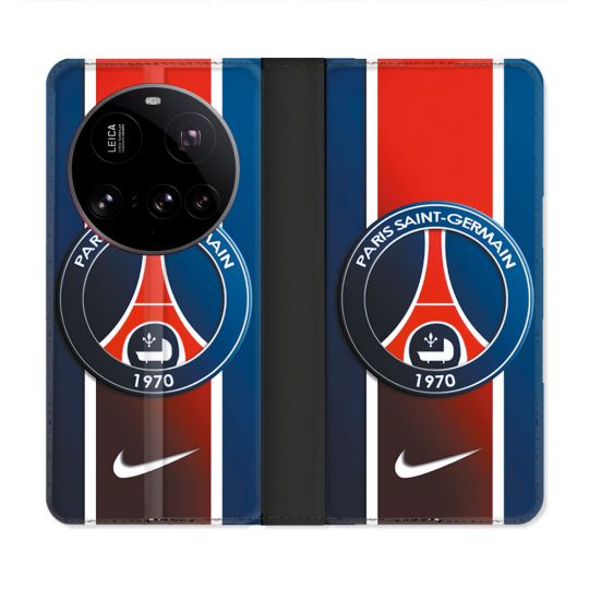 Housse cuir portefeuille Pour Xiaomi 15 Ultra Foot PSG 1970