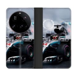 Housse cuir portefeuille Pour Xiaomi 15 Ultra Formule 1 F1 Mercedes Petronas