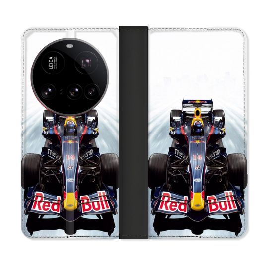 Housse cuir portefeuille Pour Xiaomi 15 Ultra Formule 1 F1 Red Bull