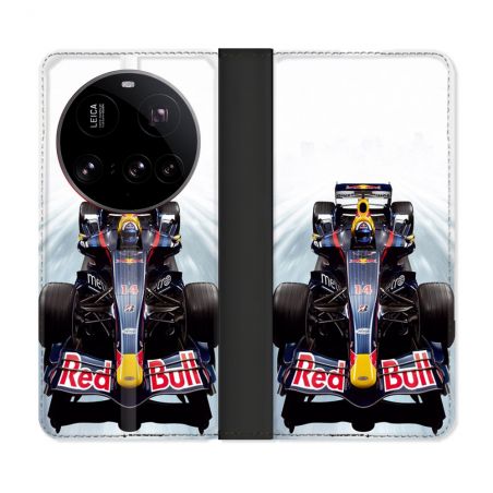 Housse cuir portefeuille Pour Xiaomi 15 Ultra Formule 1 F1 Red Bull