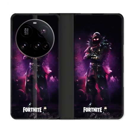 Housse cuir portefeuille Pour Xiaomi 15 Ultra Fortnite Raven