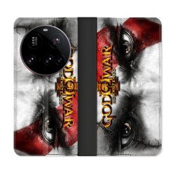 Housse cuir portefeuille Pour Xiaomi 15 Ultra God Of War GOW