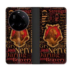 Housse cuir portefeuille Pour Xiaomi 15 Ultra Harry Potter Griffondor