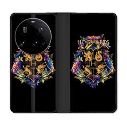 Housse cuir portefeuille Pour Xiaomi 15 Ultra Harry Potter Hogwarts