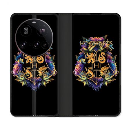 Housse cuir portefeuille Pour Xiaomi 15 Ultra Harry Potter Hogwarts