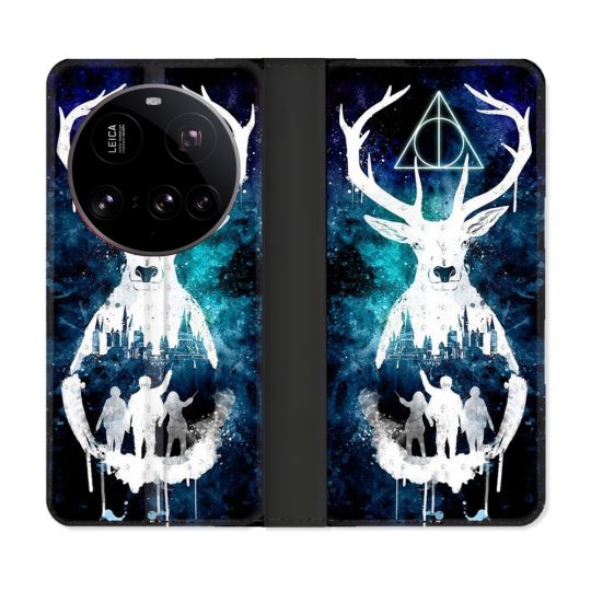 Housse cuir portefeuille Pour Xiaomi 15 Ultra Harry Potter Patronome