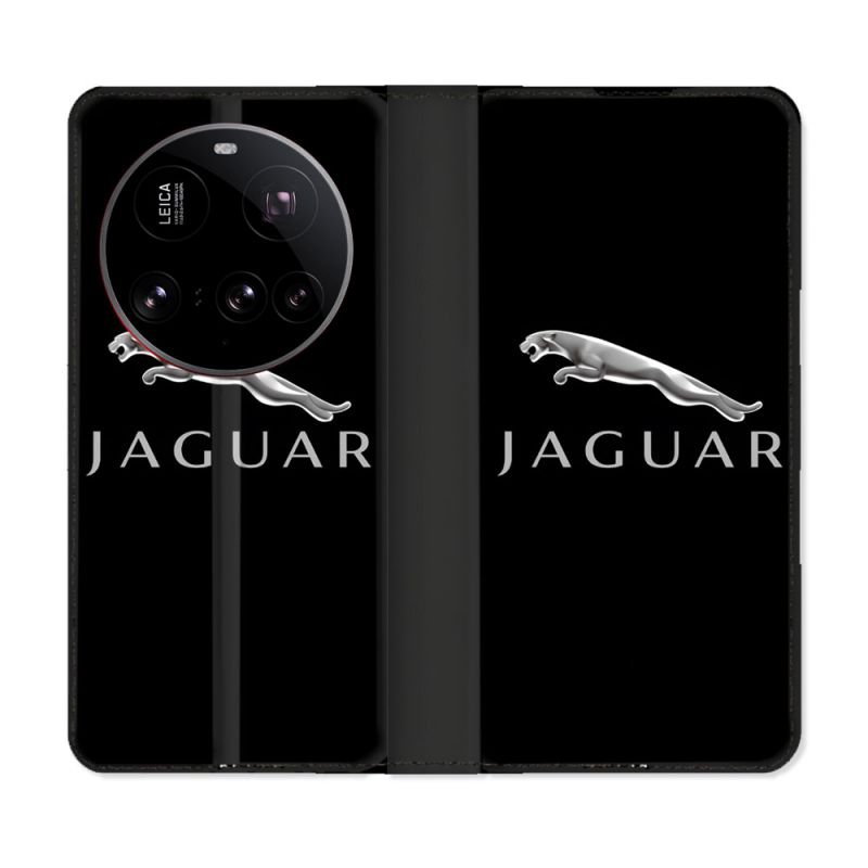 Housse cuir portefeuille Pour Xiaomi 15 Ultra Jaguar