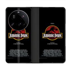 Housse cuir portefeuille Pour Xiaomi 15 Ultra Jurassic Park Affiche