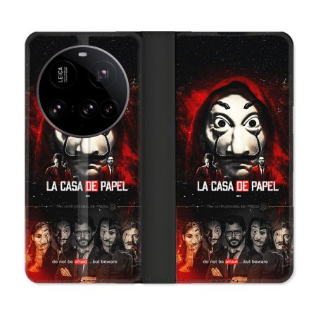 Housse cuir portefeuille Pour Xiaomi 15 Ultra La Casa De Papel
