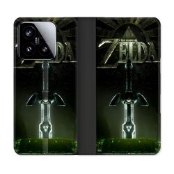 Housse cuir portefeuille Pour Xiaomi 15 Zelda