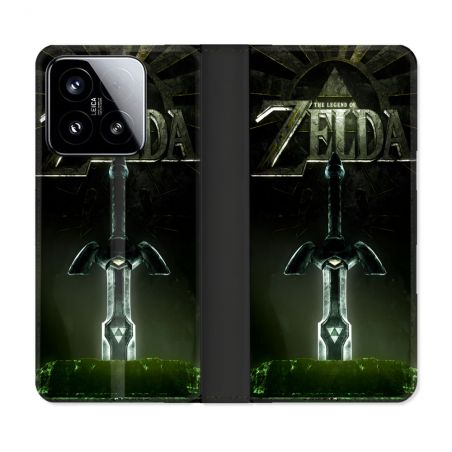 Housse cuir portefeuille Pour Xiaomi 15 Zelda
