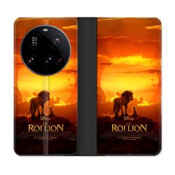 Housse cuir portefeuille Pour Xiaomi 15 Ultra Le Roi Lion Affiche