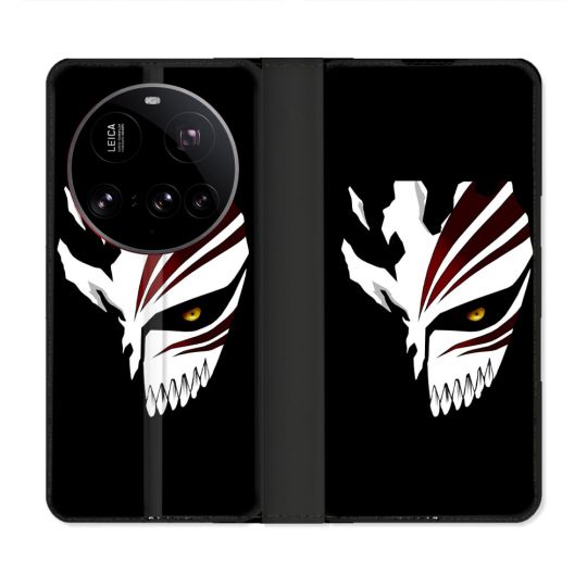 Housse cuir portefeuille Pour Xiaomi 15 Ultra Manga Bleach Masque