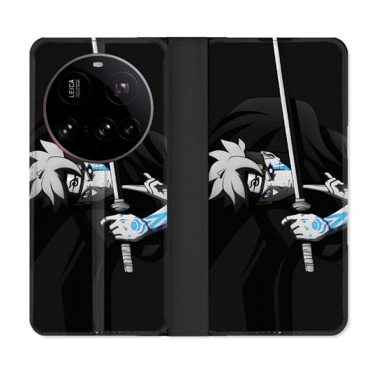 Housse cuir portefeuille Pour Xiaomi 15 Ultra Manga Boruto Epée