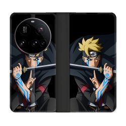 Housse cuir portefeuille Pour Xiaomi 15 Ultra Manga Boruto Tatouage