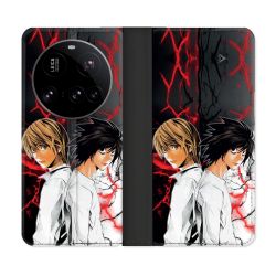Housse cuir portefeuille Pour Xiaomi 15 Ultra Manga Death Note Duo