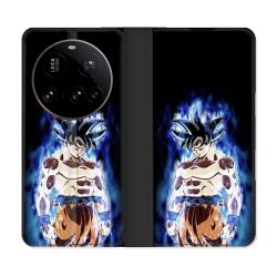 Housse cuir portefeuille Pour Xiaomi 15 Ultra Manga Dragon Ball Sangoku Noir