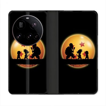 Housse cuir portefeuille Pour Xiaomi 15 Ultra Manga Dragon Ball Vintage