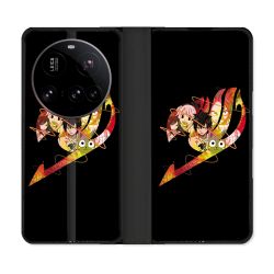 Housse cuir portefeuille Pour Xiaomi 15 Ultra Manga Fairy Tail Logo Noir