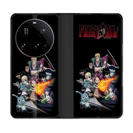 Housse cuir portefeuille Pour Xiaomi 15 Ultra Manga Fairy Tail Logo Team