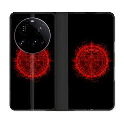 Housse cuir portefeuille Pour Xiaomi 15 Ultra Manga Fullmetal Alchemist Logo
