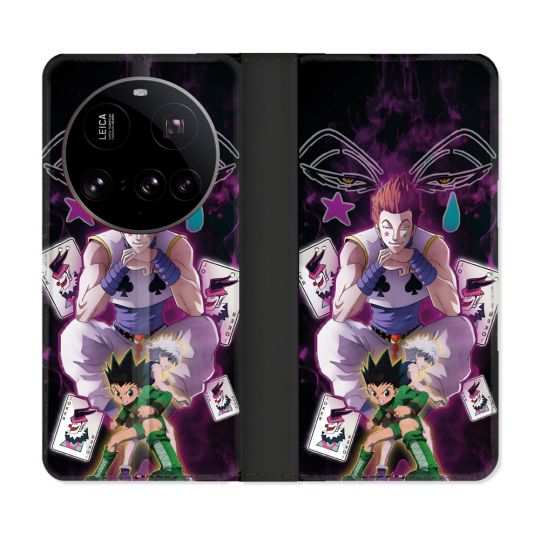 Housse cuir portefeuille Pour Xiaomi 15 Ultra Manga Hunter X Hunter Hisoka