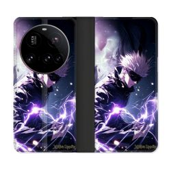 Housse cuir portefeuille Pour Xiaomi 15 Ultra Manga Jujutsu Kaisen Gojo Saturo