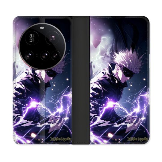 Housse cuir portefeuille Pour Xiaomi 15 Ultra Manga Jujutsu Kaisen Gojo Saturo