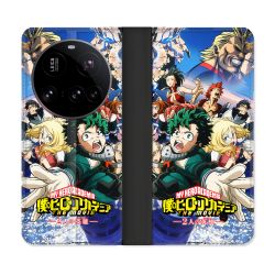 Housse cuir portefeuille Pour Xiaomi 15 Ultra Manga My Hero Academia Affiche
