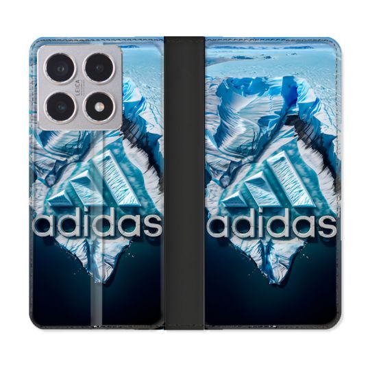 Housse cuir portefeuille Pour Xiaomi 15T Adidas Iceberg