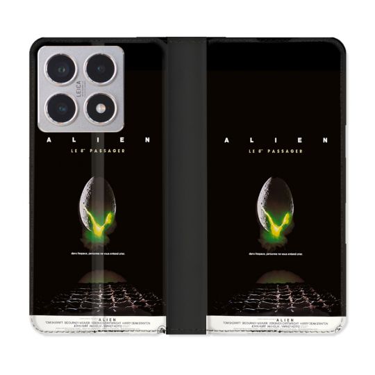Housse cuir portefeuille Pour Xiaomi 15T Alien Affiche