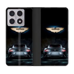 Housse cuir portefeuille Pour Xiaomi 15T Aston Martin
