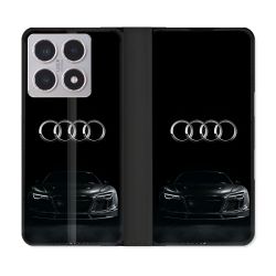Housse cuir portefeuille Pour Xiaomi 15T Audi