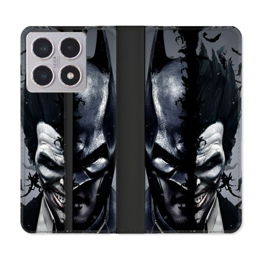 Housse cuir portefeuille Pour Xiaomi 15T Batman Joker