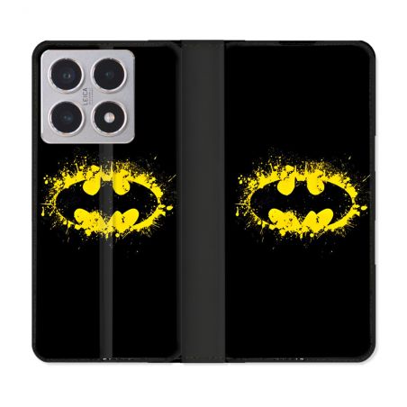 Housse cuir portefeuille Pour Xiaomi 15T Batman Logo