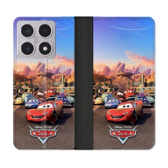 Housse cuir portefeuille Pour Xiaomi 15T Cars Affiche