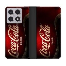 Housse cuir portefeuille Pour Xiaomi 15T Coca Cola Classique