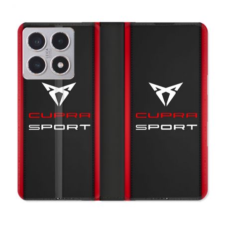 Housse cuir portefeuille Pour Xiaomi 15T Cupra