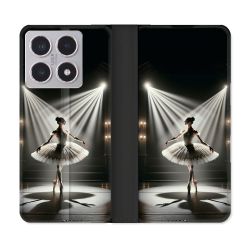 Housse cuir portefeuille Pour Xiaomi 15T Danseuse Lumière