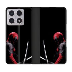 Housse cuir portefeuille Pour Xiaomi 15T Deadpool Epee