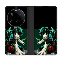 Housse cuir portefeuille Pour Xiaomi 15 Ultra Manga My Hero Academia Deku