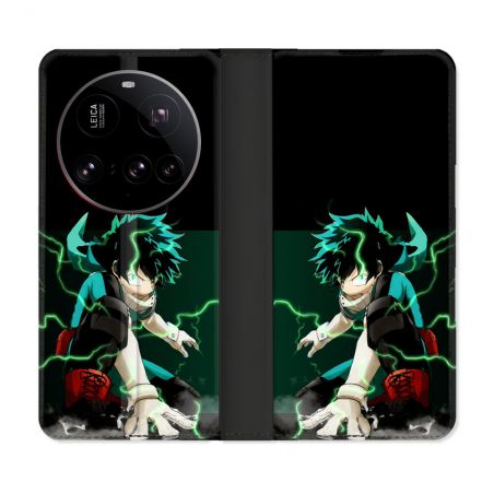 Housse cuir portefeuille Pour Xiaomi 15 Ultra Manga My Hero Academia Deku