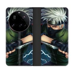 Housse cuir portefeuille Pour Xiaomi 15 Ultra Manga Naruto Kakashi