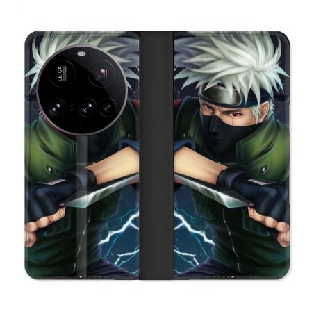 Housse cuir portefeuille Pour Xiaomi 15 Ultra Manga Naruto Kakashi