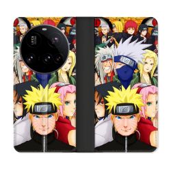 Housse cuir portefeuille Pour Xiaomi 15 Ultra Manga Naruto Team
