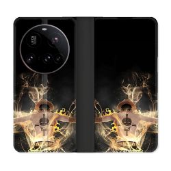Housse cuir portefeuille Pour Xiaomi 15 Ultra Manga One Piece Ace Noir