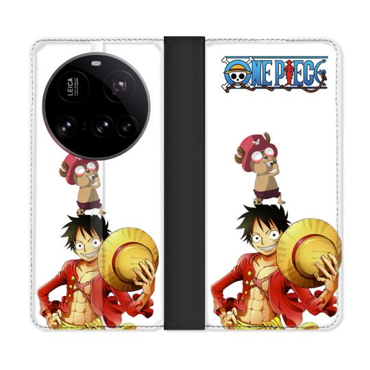 Housse cuir portefeuille Pour Xiaomi 15 Ultra Manga One Piece Chopper